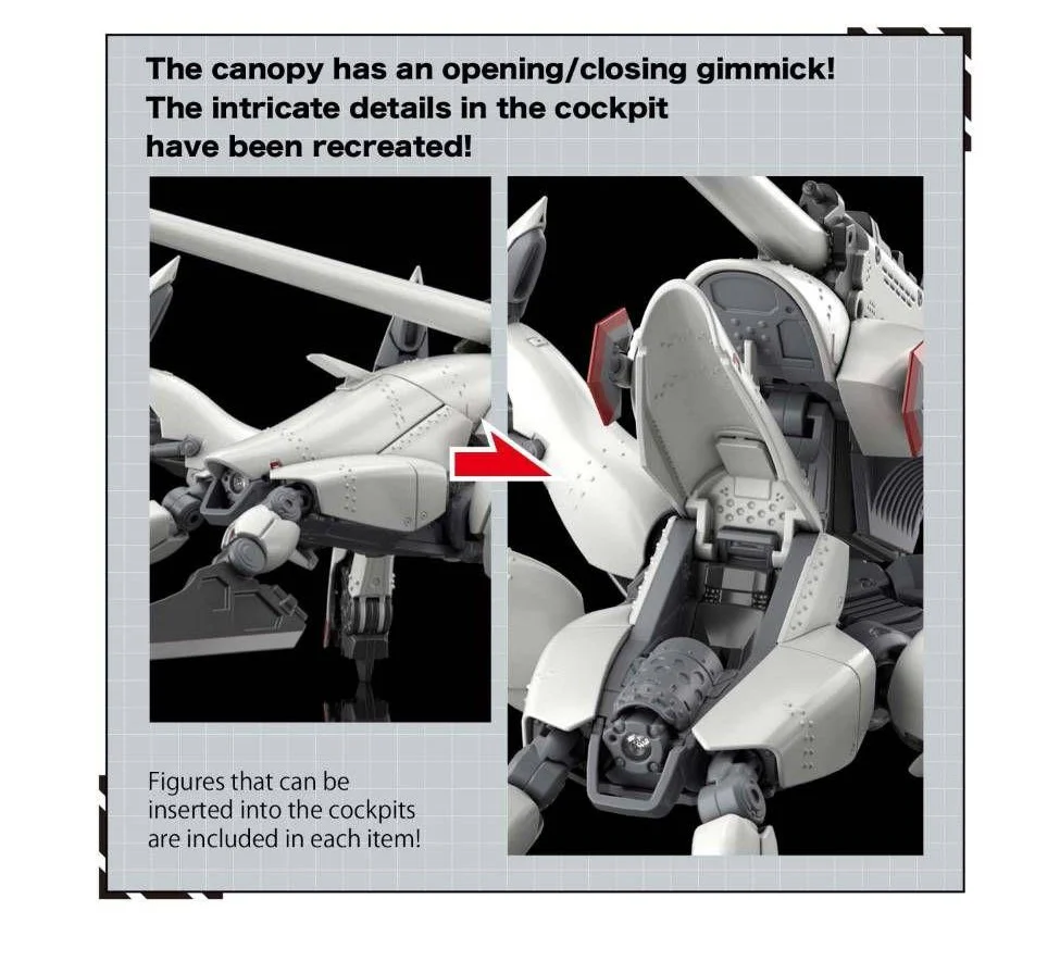 1/48 86 EIGHTY SIX Reginleif General Purpose with Cannon Equipment Type (Raiden / Theo Use) Plastic Model Kit - Image 15
