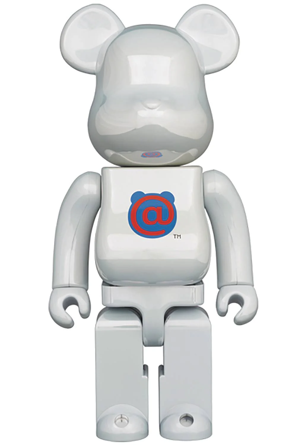 1st Model White Chrome 400% BE@RBRICK