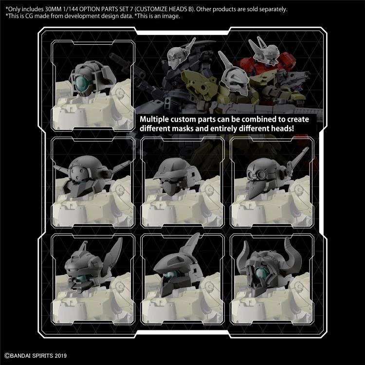 30 Minute Missions #16 Option Parts Set 7 Customizeable Head B - Image 13