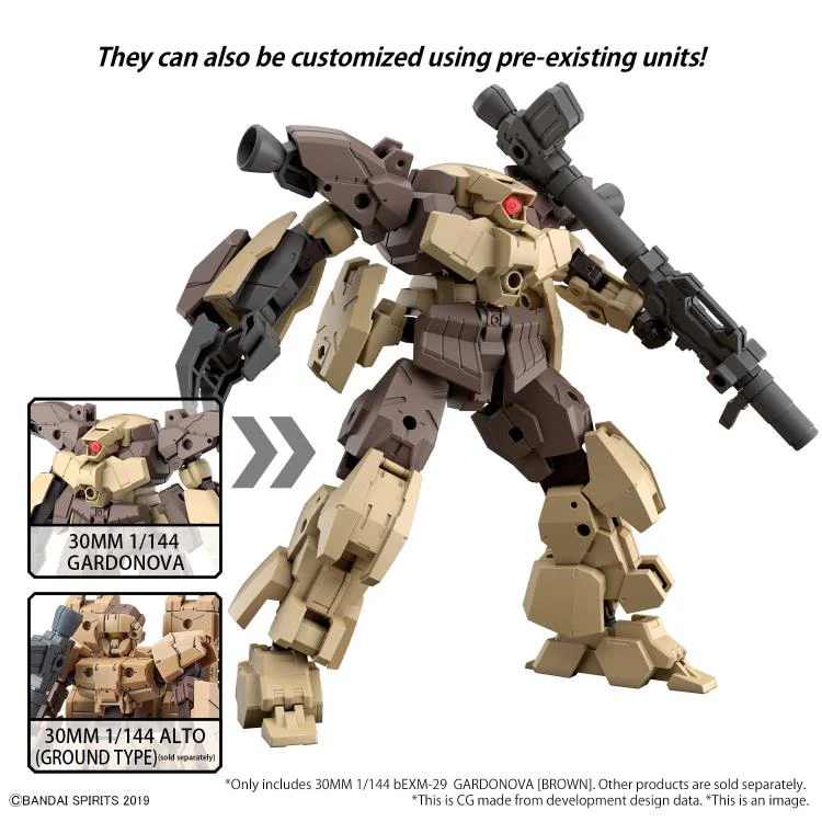 30 Minute Missions #45 bEXM-29 Gardonova (Brown) Model Kit - Image 9