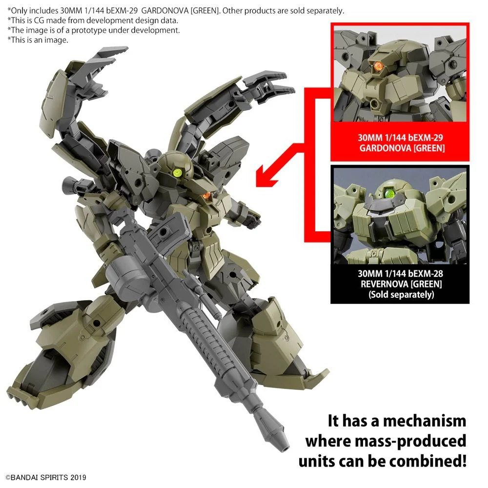 30 Minute Missions #61 bEXM-29 Gardonova (Green) Model Kit - Image 11