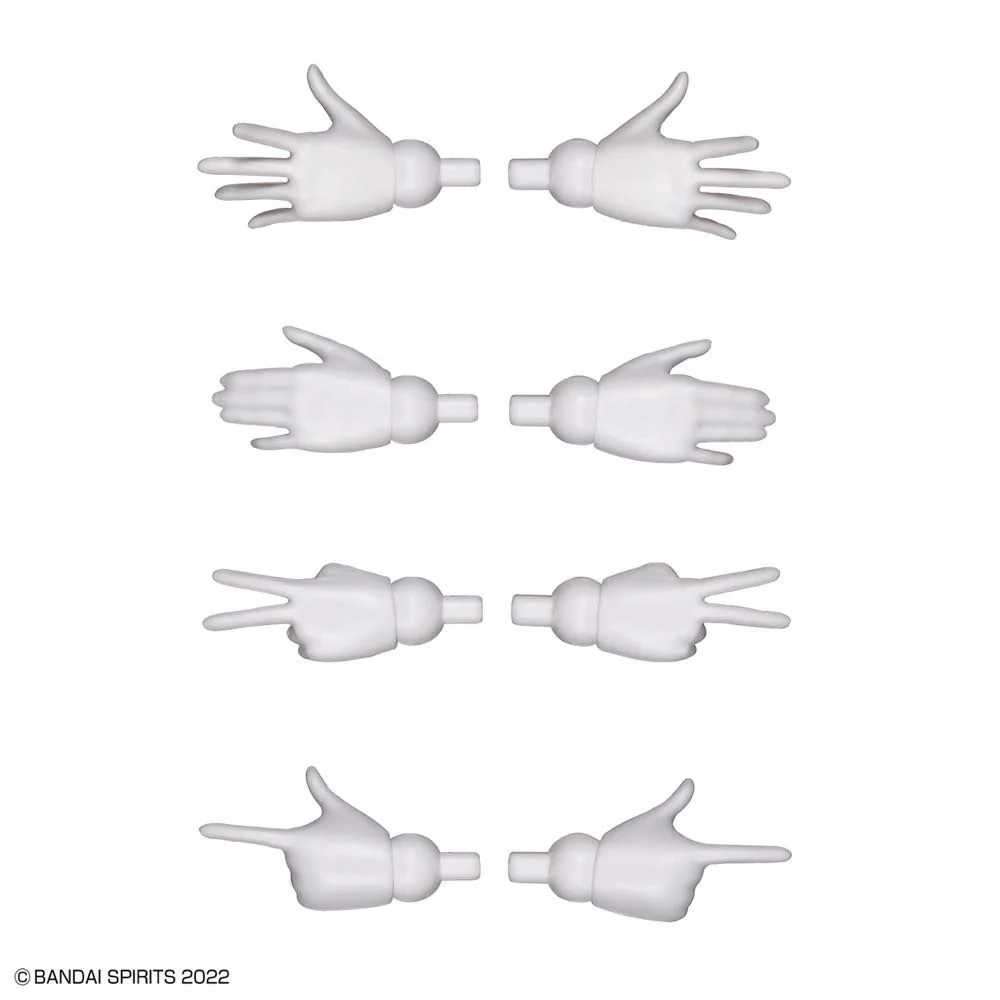 30 Minutes Sisters Option Hand Parts (Black & White) Accessory Pack - Image 3
