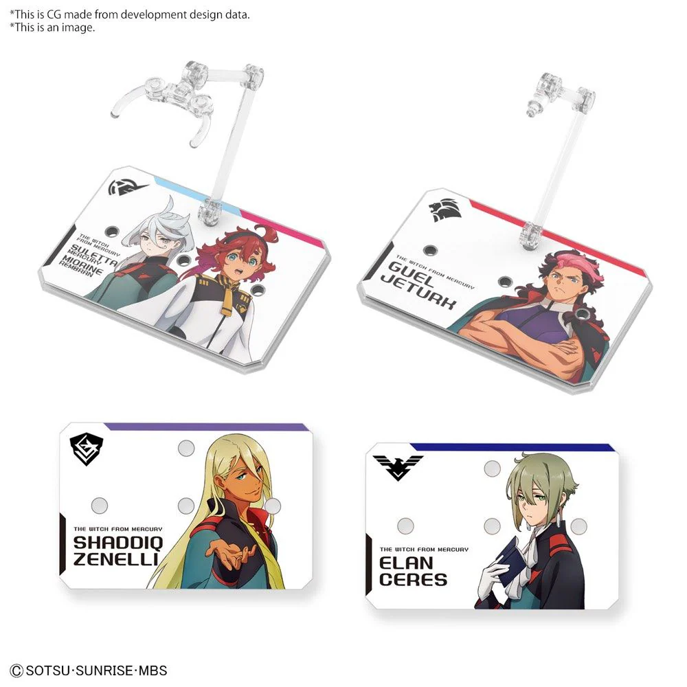 Action Base 6 Clear (The Witch From Mercury Sticker Set) - Image 2