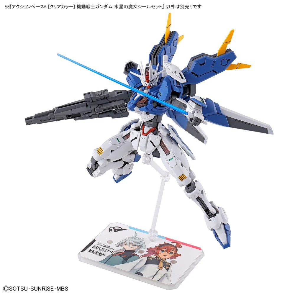 Action Base 6 Clear (The Witch From Mercury Sticker Set) - Image 8