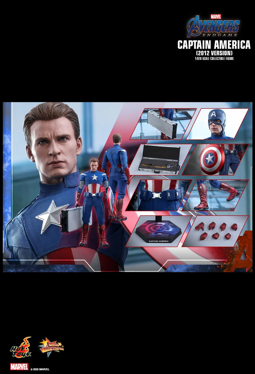 Avengers: Endgame - Captain America (2012 Ver.) MMS563 - Image 8