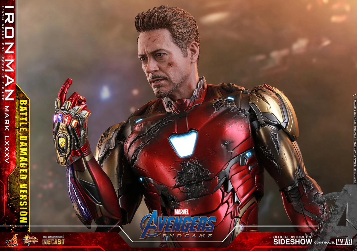Avengers: Endgame - Iron Man Mark LXXXV (Battle Damaged Version) MMS543-D33B - Image 10