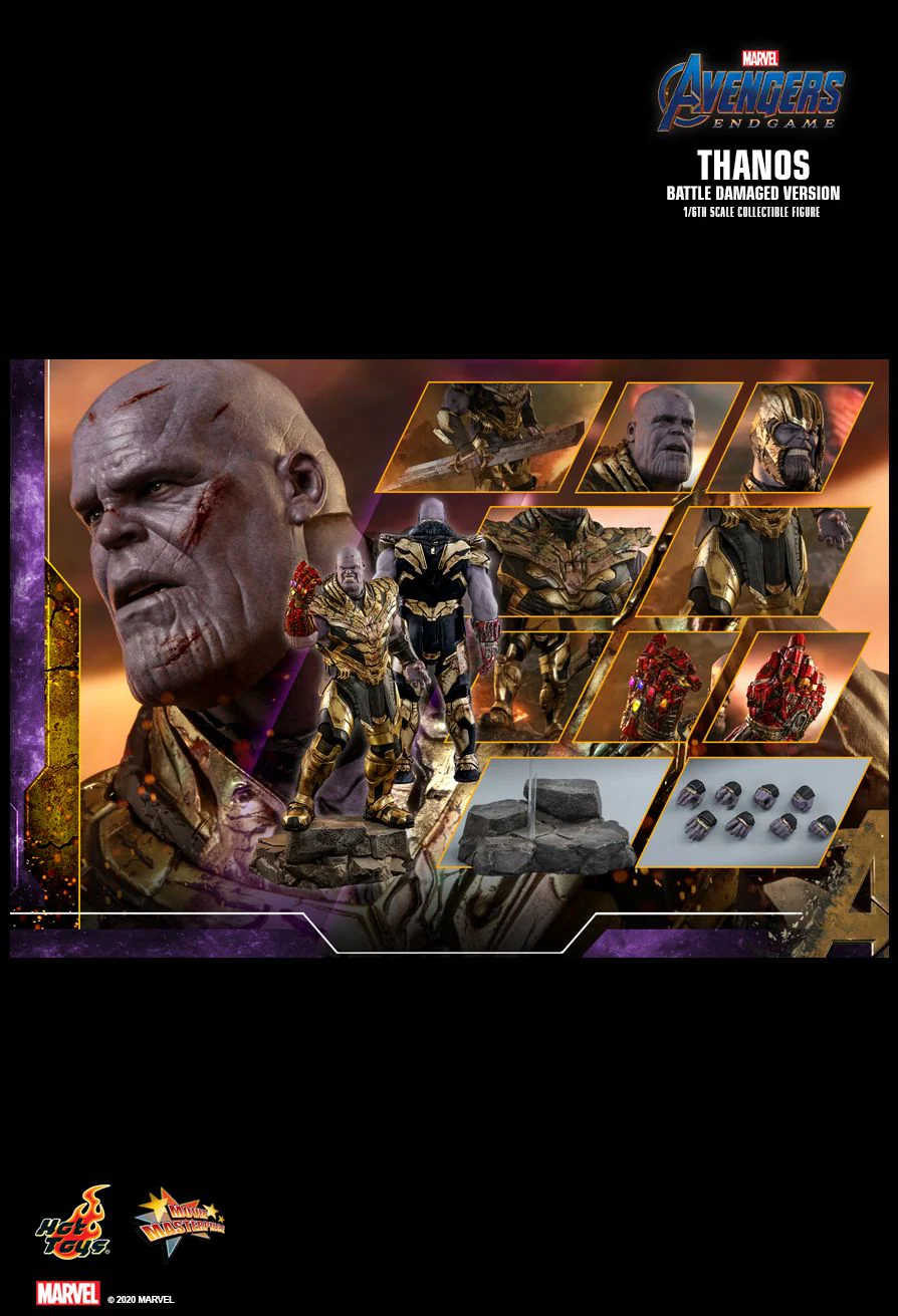 Avengers: Endgame - Thanos (Battle Damaged Version) MMS564 - Image 11