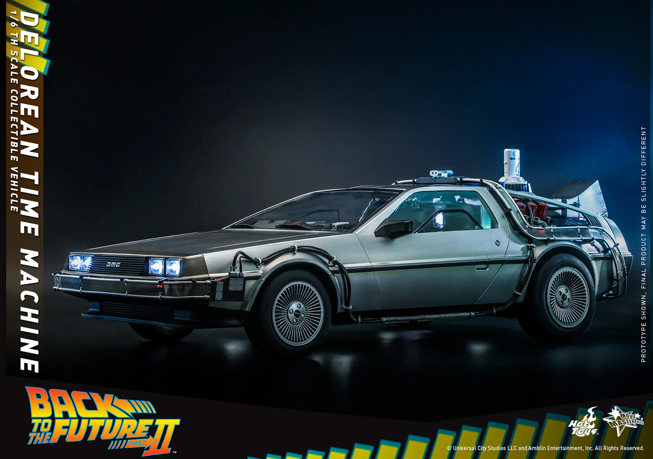 Back to the Future Part II: DeLorean Time Machine 1/6th Scale Vehicle - MMS636 Exclusive - Image 11