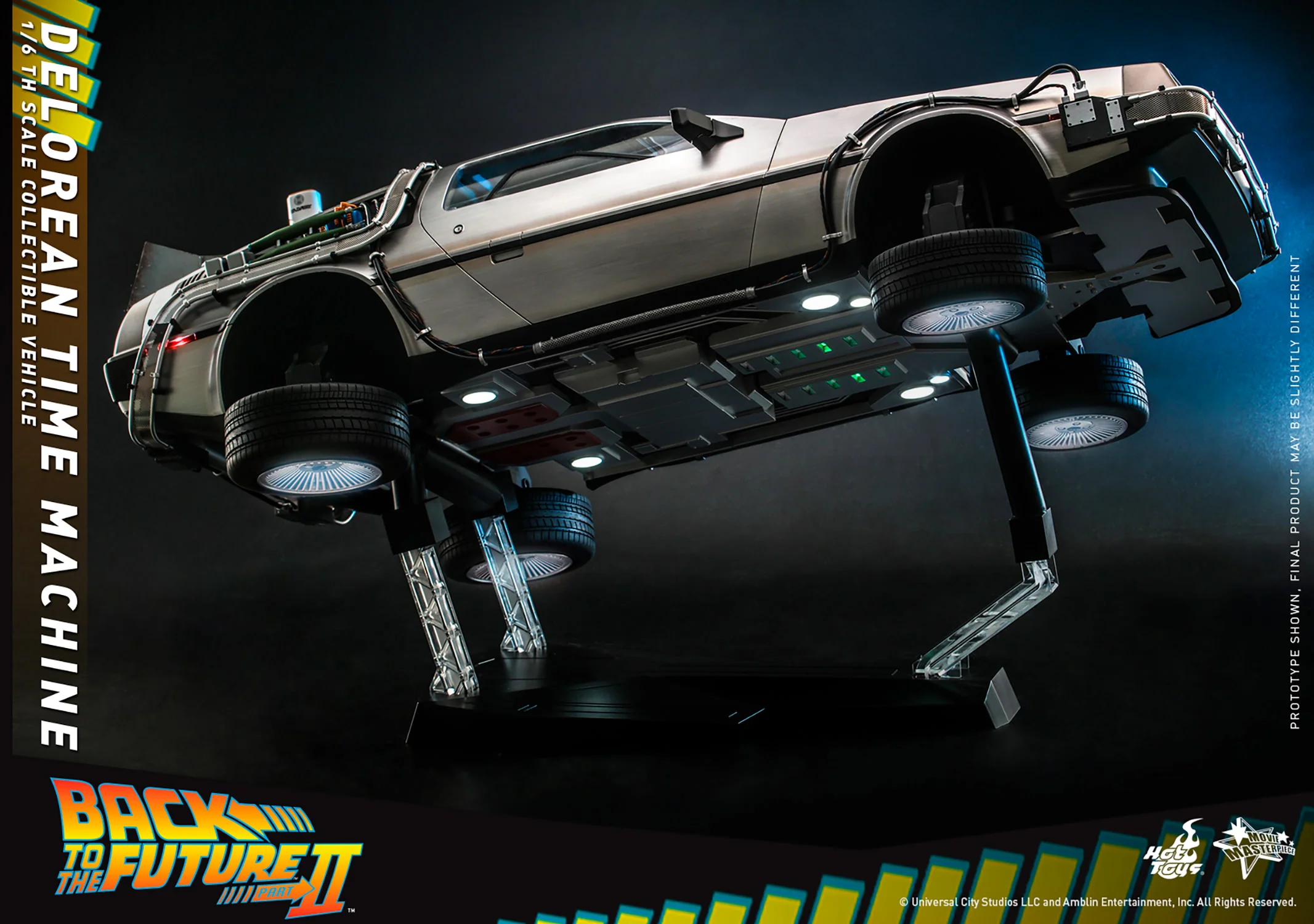 Back to the Future Part II: DeLorean Time Machine 1/6th Scale Vehicle - MMS636 Exclusive - Image 14