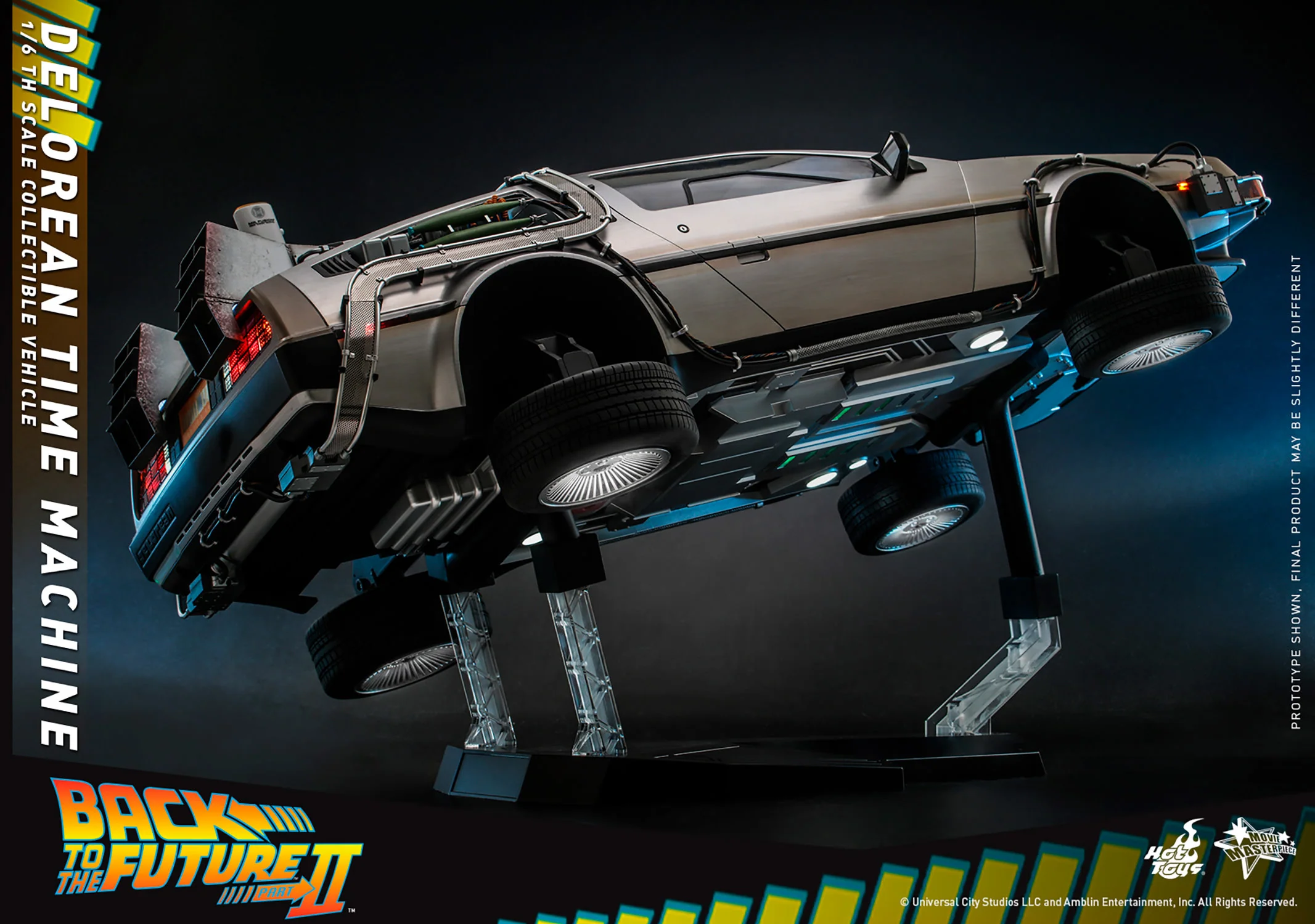 Back to the Future Part II: DeLorean Time Machine 1/6th Scale Vehicle - MMS636 Exclusive - Image 16