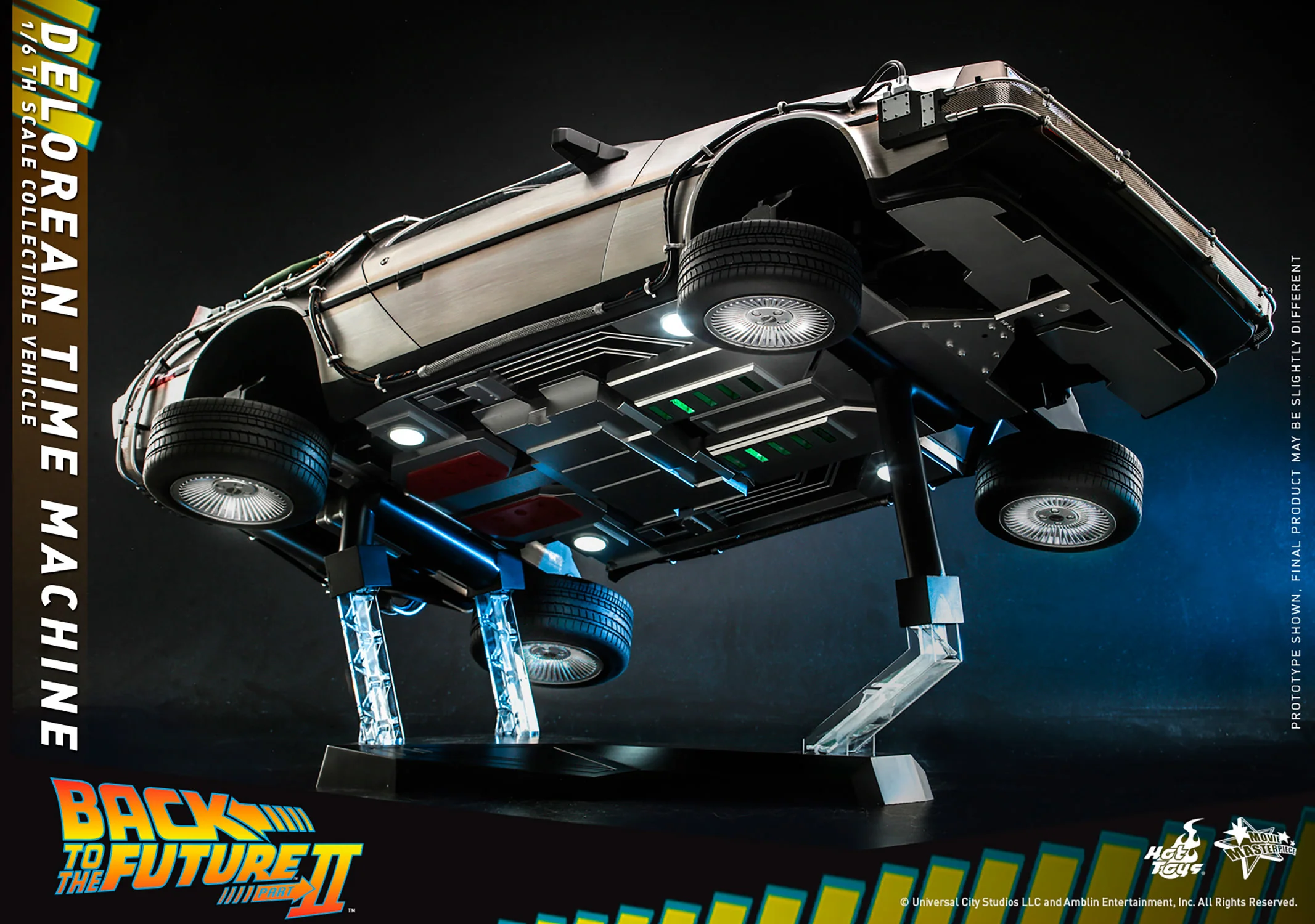 Back to the Future Part II: DeLorean Time Machine 1/6th Scale Vehicle - MMS636 Exclusive - Image 17