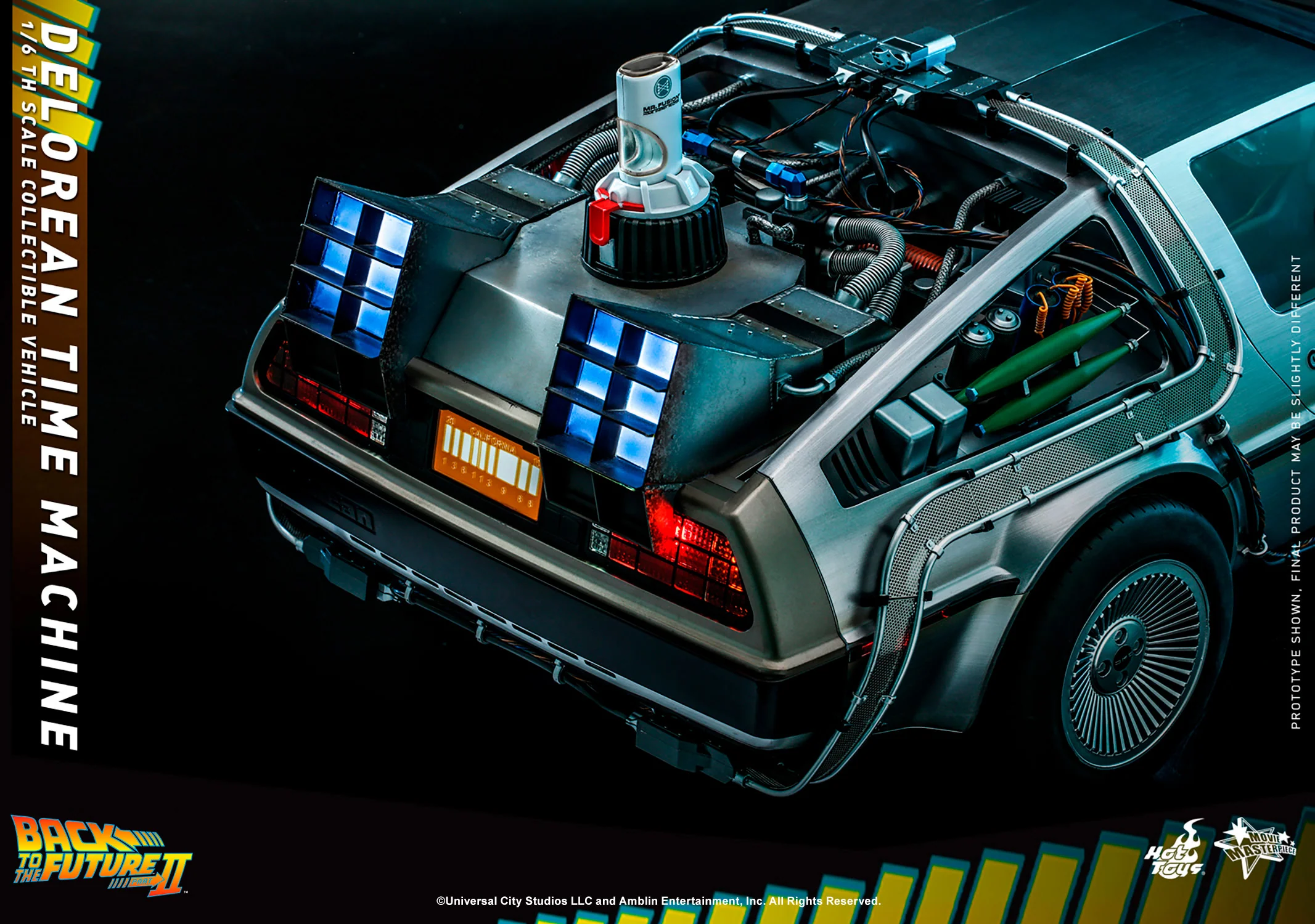 Back to the Future Part II: DeLorean Time Machine 1/6th Scale Vehicle - MMS636 Exclusive - Image 6