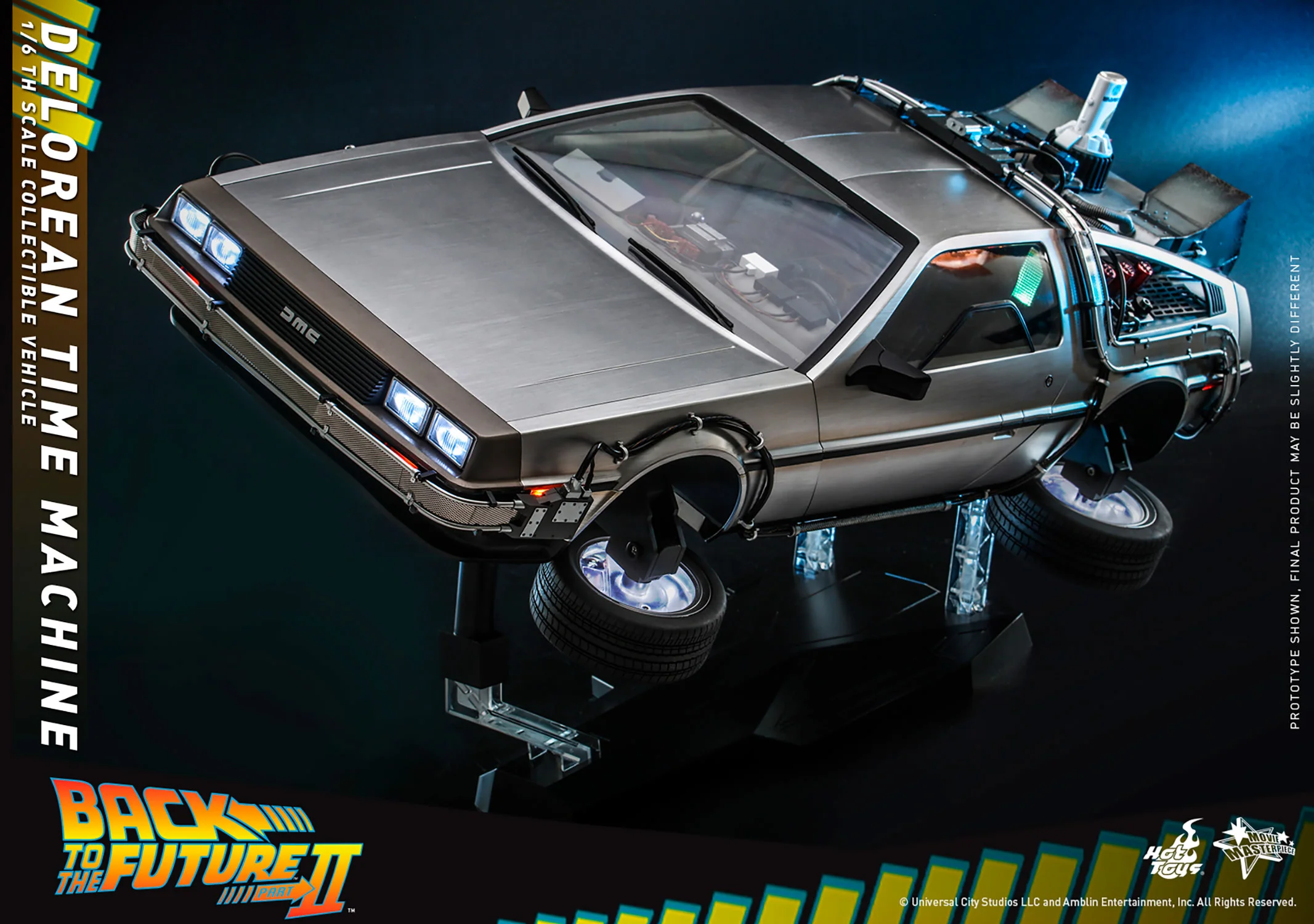 Back to the Future Part II: DeLorean Time Machine 1/6th Scale Vehicle - MMS636 Exclusive - Image 7
