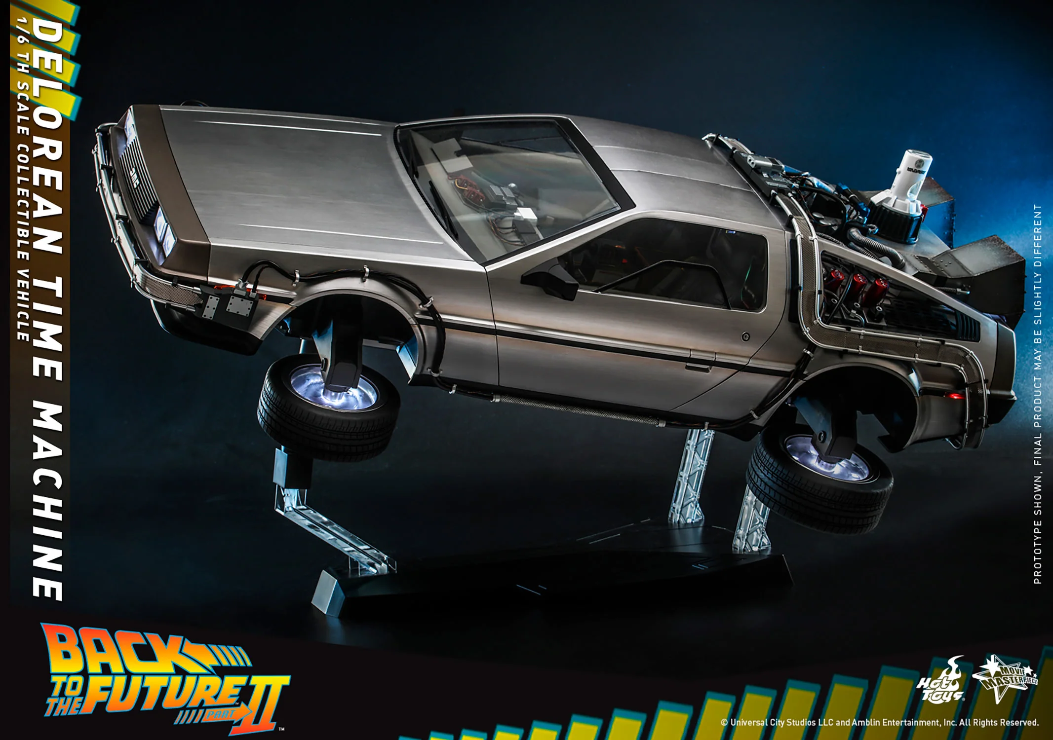 Back to the Future Part II: DeLorean Time Machine 1/6th Scale Vehicle - MMS636 Exclusive - Image 8