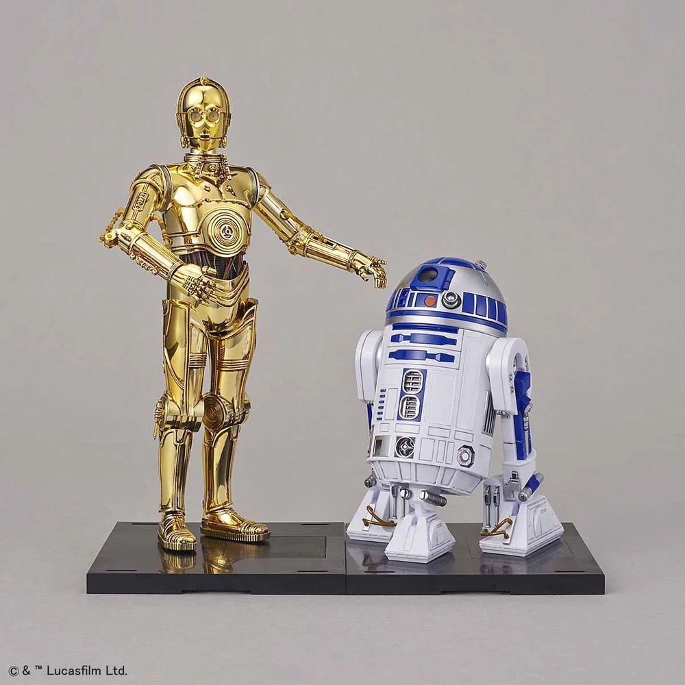 C-3PO & R2-D2 1/12 Scale Model Kit - Image 2