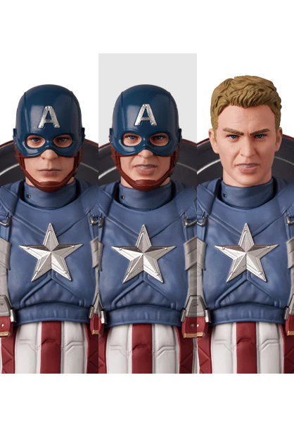Captain America: The Winter Soldier - MAFEX No.220 Captain America (Classic Suit) - Image 8