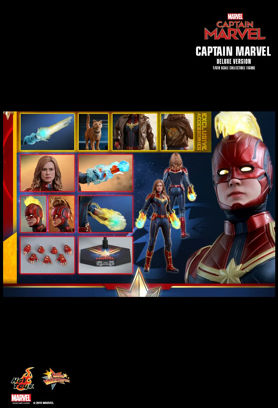 Captain Marvel - Captain Marvel Deluxe Ver. MMS522 - Image 8