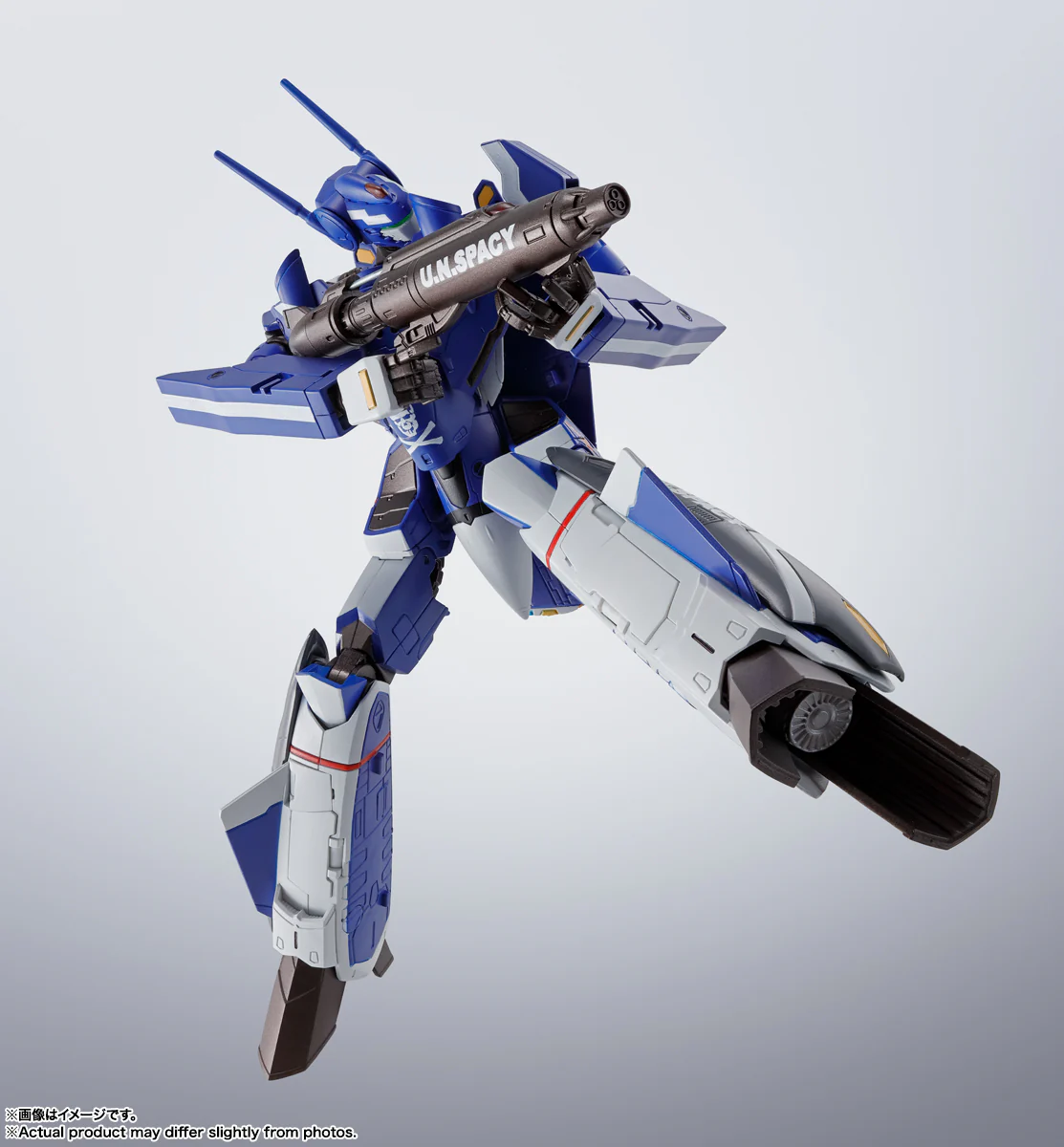 Hi-Metal R Macross Zero: VF-0S Phoenix (Genius Blue Ver.) Canadian Event Exclusive - Image 5