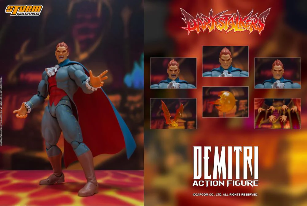 Darkstalkers: Demitri Maximoff 1/12 Scale Figure - Image 12