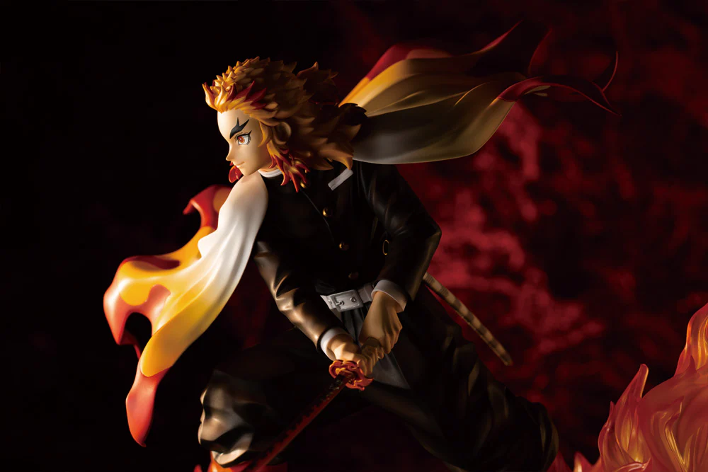 Demon Slayer: Kimetsu no Yaiba - Kyoujurou Rengoku (Purgatory Anjuro) ARTFXJ Statue - Image 10