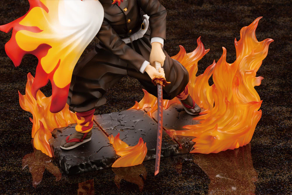 Demon Slayer: Kimetsu no Yaiba - Kyoujurou Rengoku (Purgatory Anjuro) ARTFXJ Statue - Image 11
