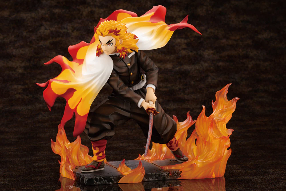 Demon Slayer: Kimetsu no Yaiba - Kyoujurou Rengoku (Purgatory Anjuro) ARTFXJ Statue - Image 3