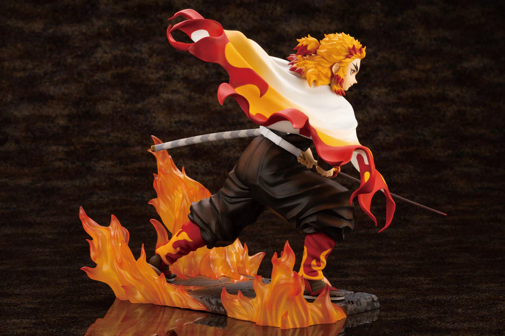 Demon Slayer: Kimetsu no Yaiba - Kyoujurou Rengoku (Purgatory Anjuro) ARTFXJ Statue - Image 6