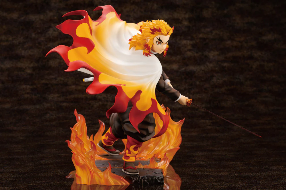 Demon Slayer: Kimetsu no Yaiba - Kyoujurou Rengoku (Purgatory Anjuro) ARTFXJ Statue - Image 7