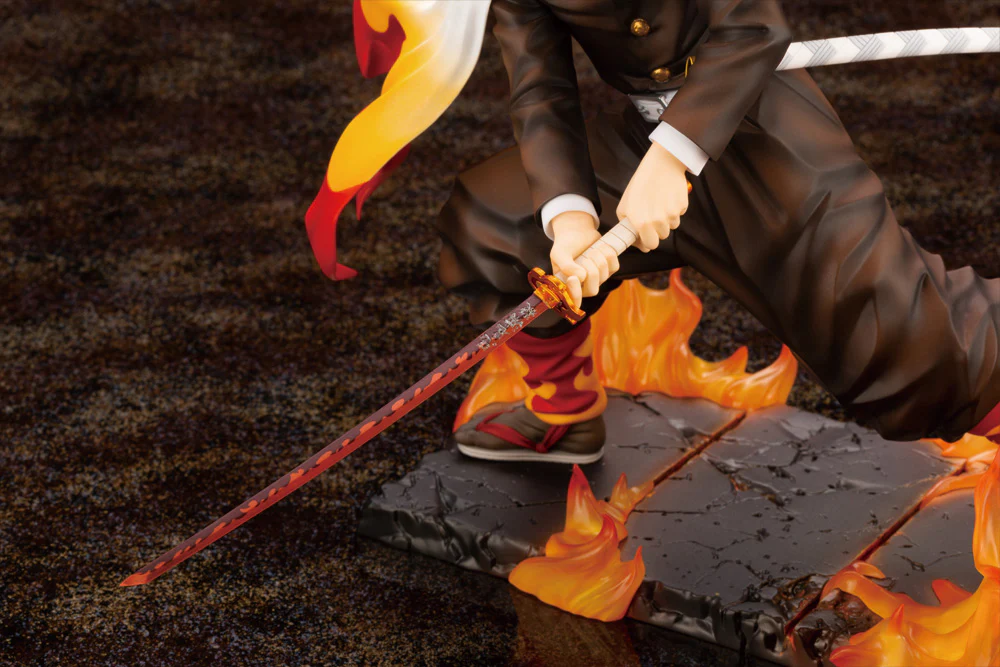 Demon Slayer: Kimetsu no Yaiba - Kyoujurou Rengoku (Purgatory Anjuro) ARTFXJ Statue - Image 9