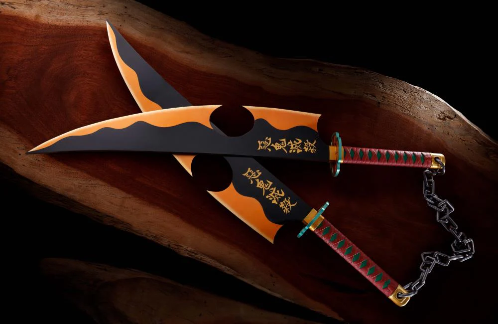 Demon Slayer: Kimetsu no Yaiba Proplica - Tengen Uzui's Nichirin Swords - Image 3