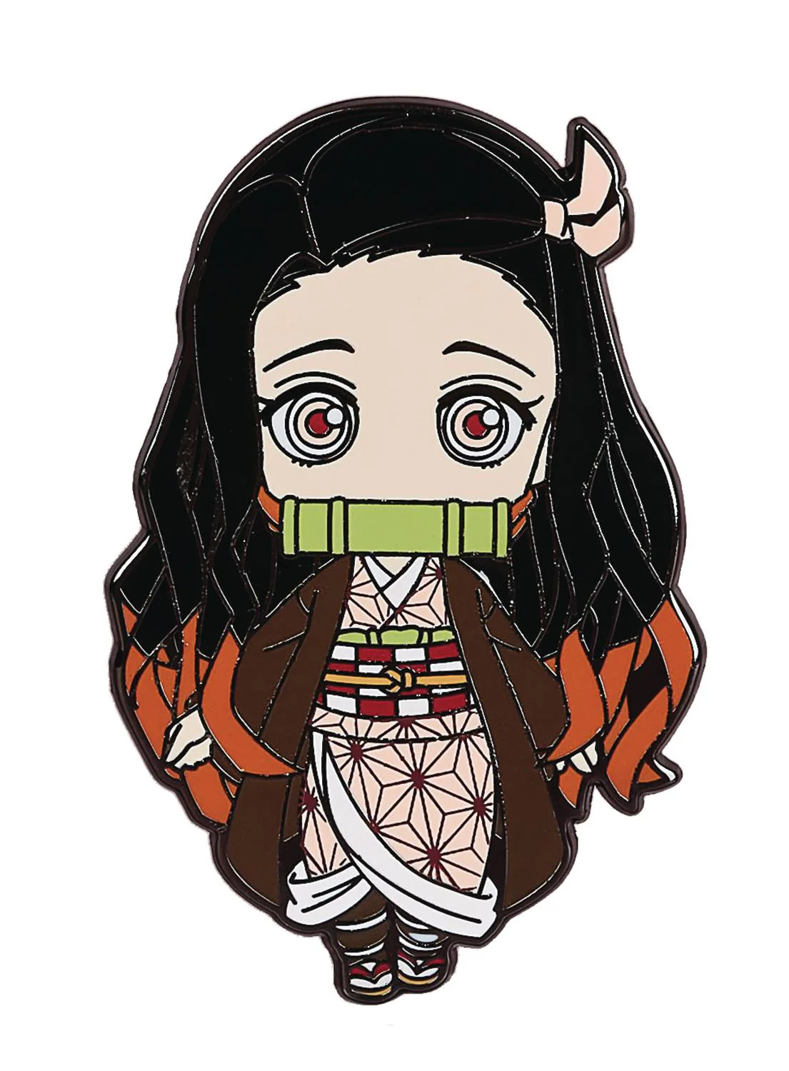 Demon Slayer Nezuko Kamado Nendoroid Pin - Image 2