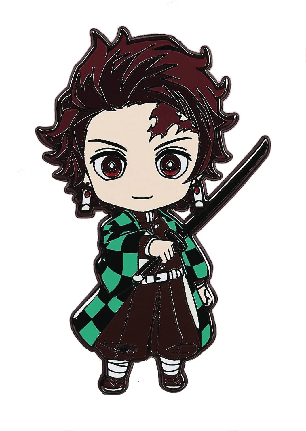 Demon Slayer Tanjiro Kamado Nendoroid Pin - Image 2