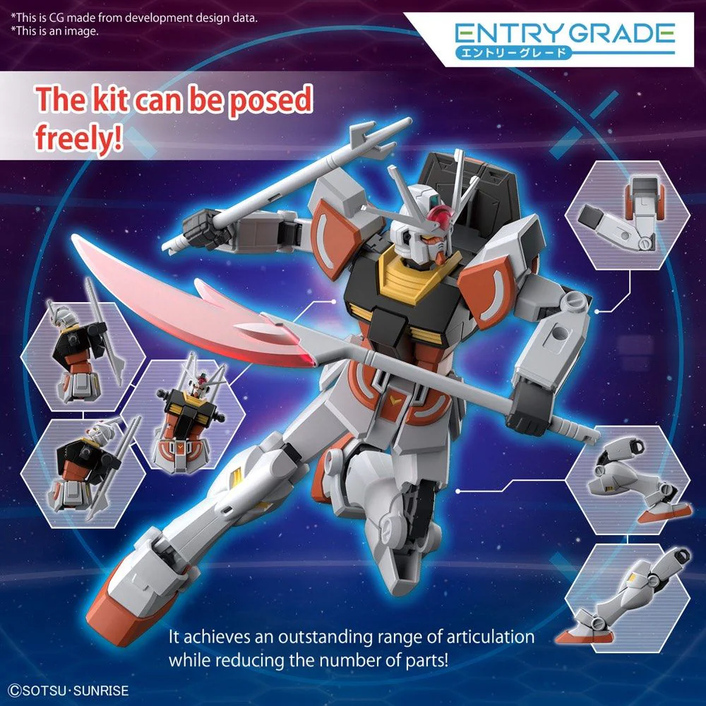 Entry Grade LAH Gundam 1/144 Scale Model Kit - Image 8