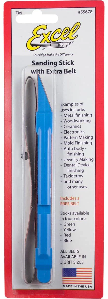 Excel Sanding Stick with Extra Belt 55678
