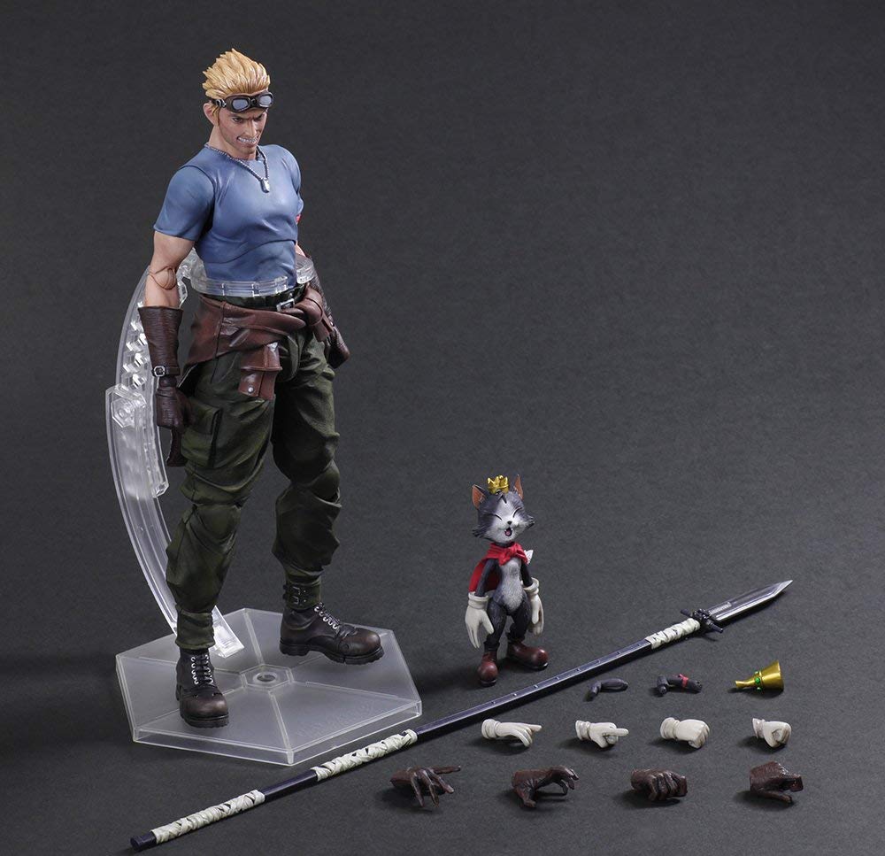 FF VII Advent Children Play Arts Kai: Cid Highwind & Cait Sith LIMITED - Image 10