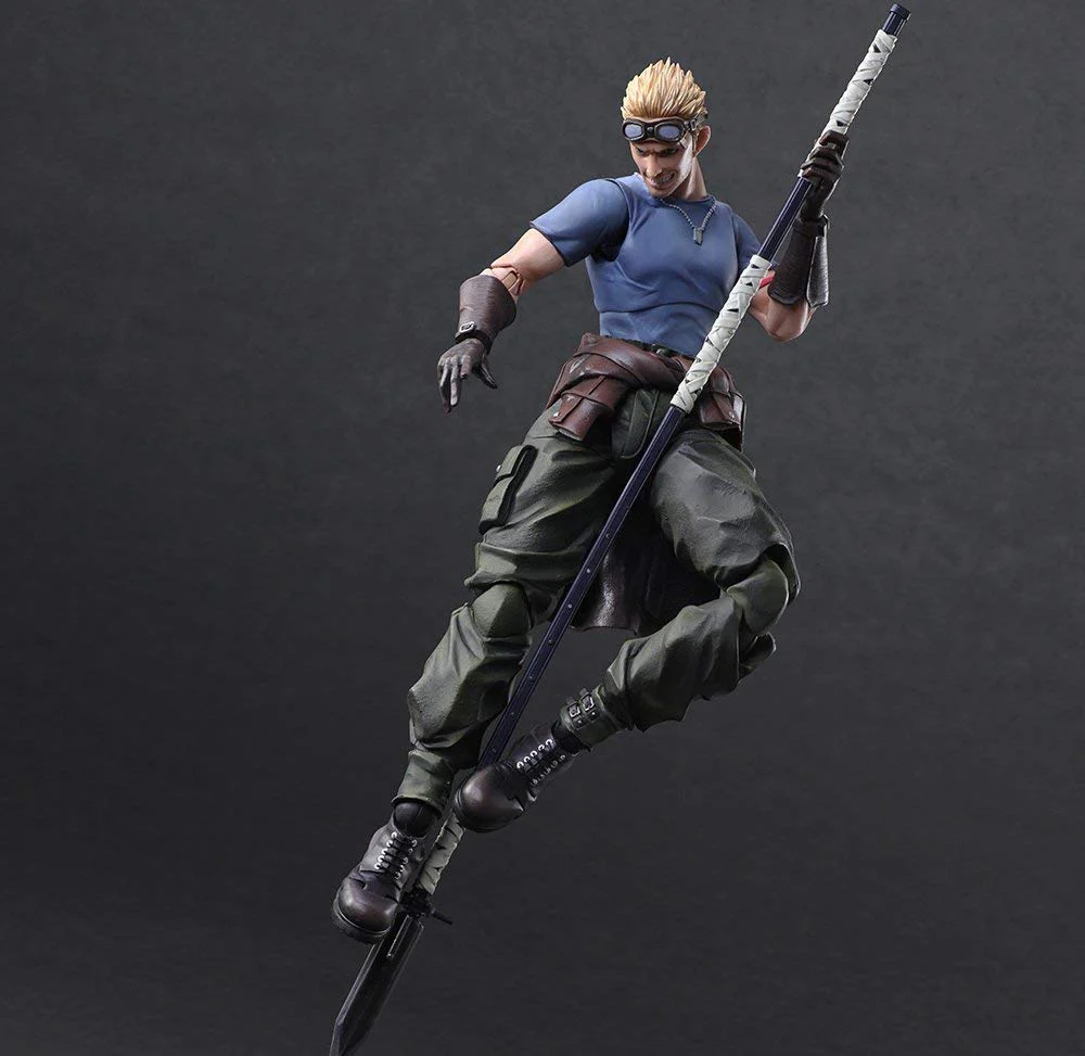 FF VII Advent Children Play Arts Kai: Cid Highwind & Cait Sith LIMITED - Image 8