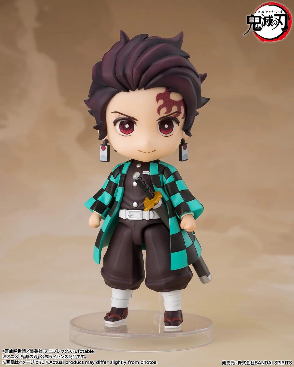 Figuarts Mini Demon Slayer: Kimetsu no Yaiba - Kamado Tanjiro (Kyojuro Rengoku's Sword Guard Ver.) - Image 2