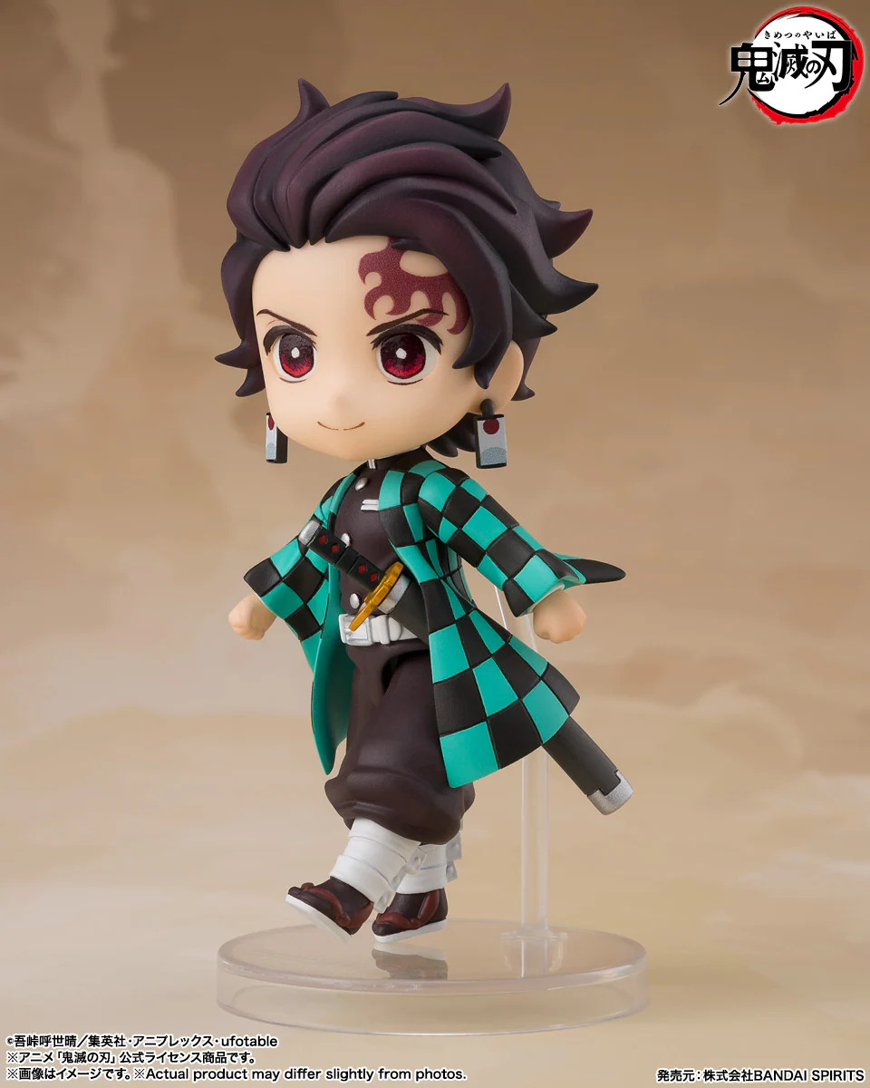 Figuarts Mini Demon Slayer: Kimetsu no Yaiba - Kamado Tanjiro (Kyojuro Rengoku's Sword Guard Ver.) - Image 4