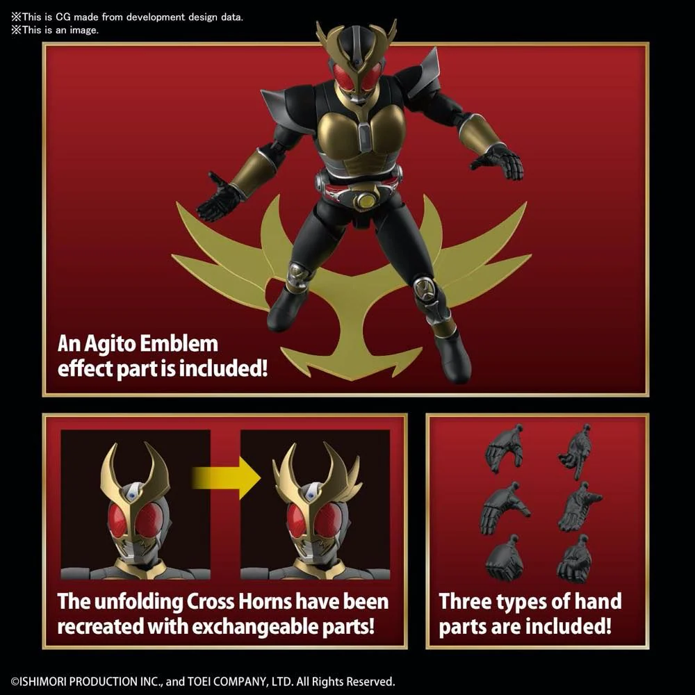 Figure-rise Standard - Kamen Rider Agito Ground Form Model Kit - Image 9