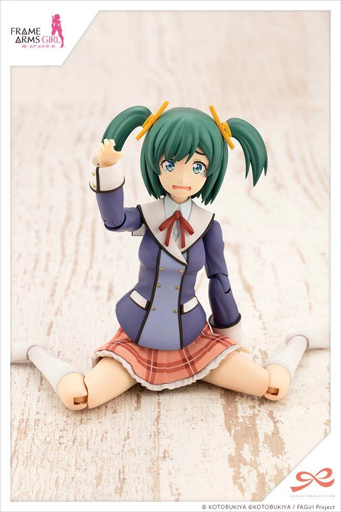 Frame Arms Girl Sousai Shoujo Teien Wakaba Girls' High School Winter Clothes Bukiko Kotobuki (Modeler's Edition) 1/10 Scale Model Kit - Image 10