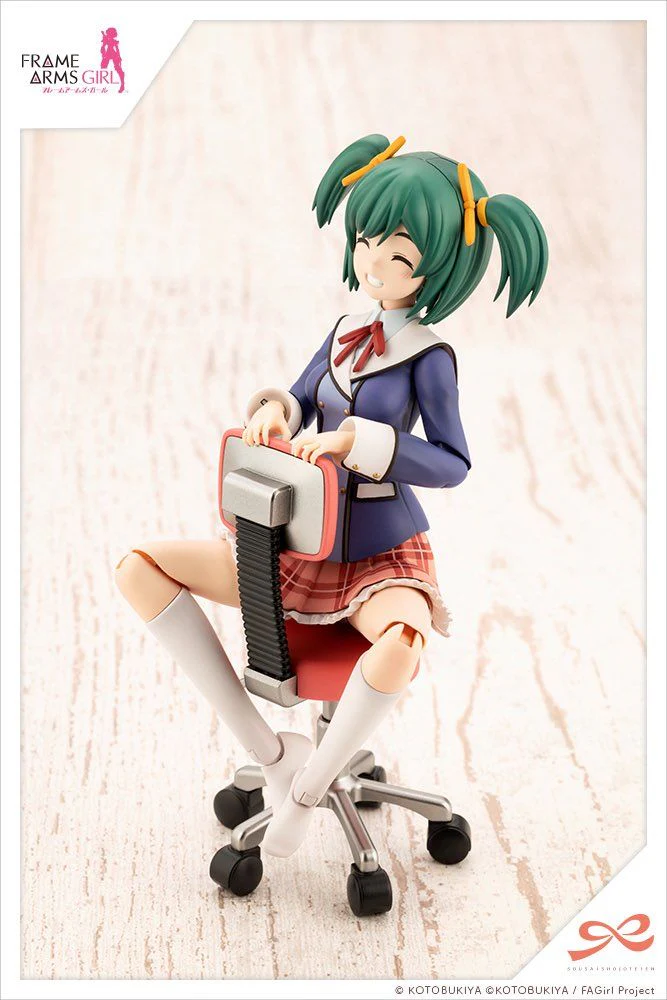 Frame Arms Girl Sousai Shoujo Teien Wakaba Girls' High School Winter Clothes Bukiko Kotobuki (Modeler's Edition) 1/10 Scale Model Kit - Image 5