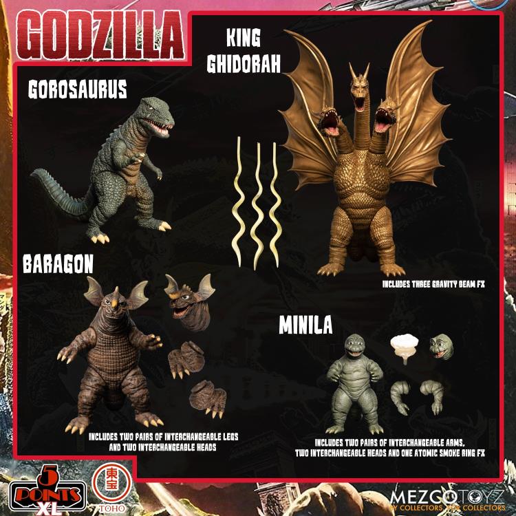 Godzilla Destroy All Monsters 5 Points XL Round 2 Deluxe Boxed Set - Image 13