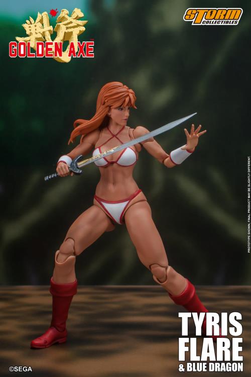 Golden Axe: Tyris Flare & Blue Dragon 1/12 Scale Figure Set - Image 3
