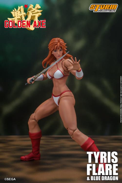 Golden Axe: Tyris Flare & Blue Dragon 1/12 Scale Figure Set - Image 4