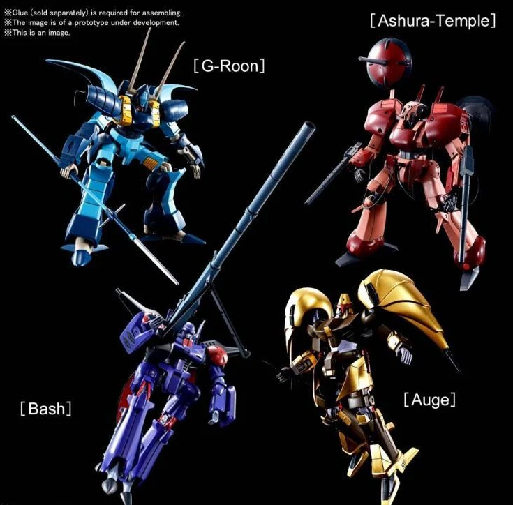 Heavy Metal L-Gaim A-Class (Set of 4) 1/144 Model Kits - Image 3