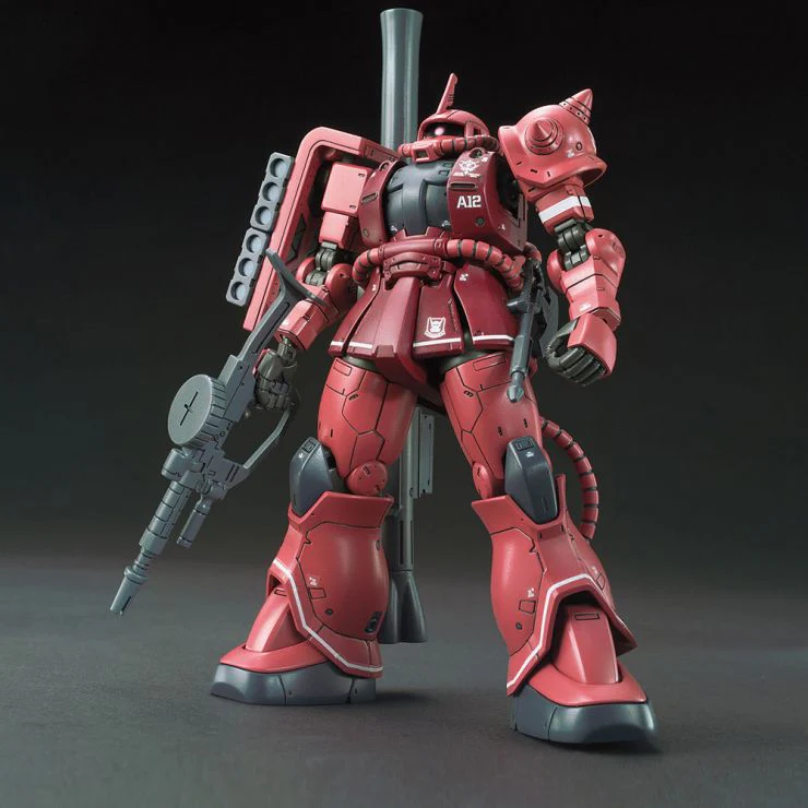 HG#024 Zaku II Principality of ZEON Char Aznable`s Mobile Suits Red Comet Ver. - Image 2