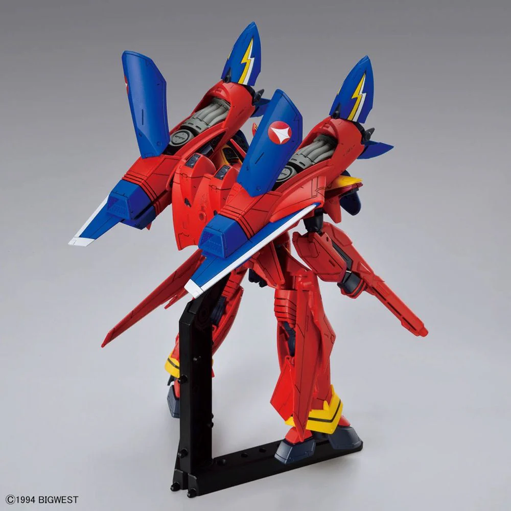 HG Macross 7 VF-19 Kai Fire Valkyrie (Sound Booster Equipped Ver.) 1/100 Scale Model Kit - Image 4