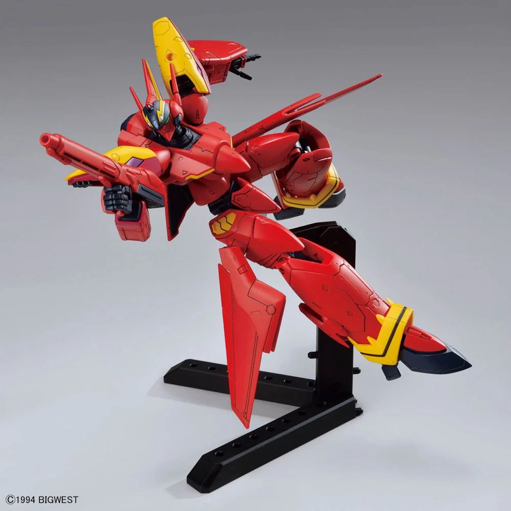 HG Macross 7 VF-19 Kai Fire Valkyrie (Sound Booster Equipped Ver.) 1/100 Scale Model Kit - Image 5