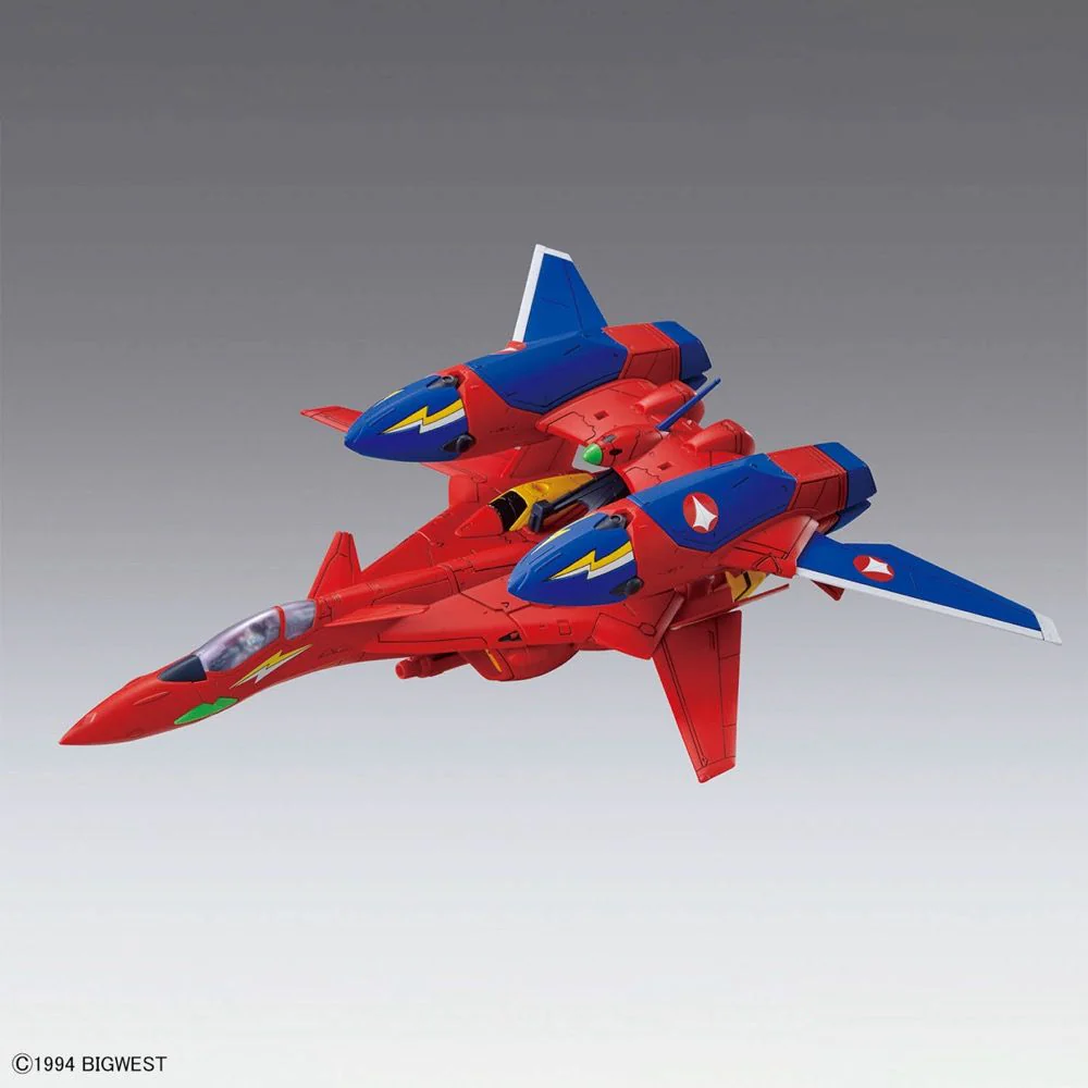 HG Macross 7 VF-19 Kai Fire Valkyrie (Sound Booster Equipped Ver.) 1/100 Scale Model Kit - Image 7
