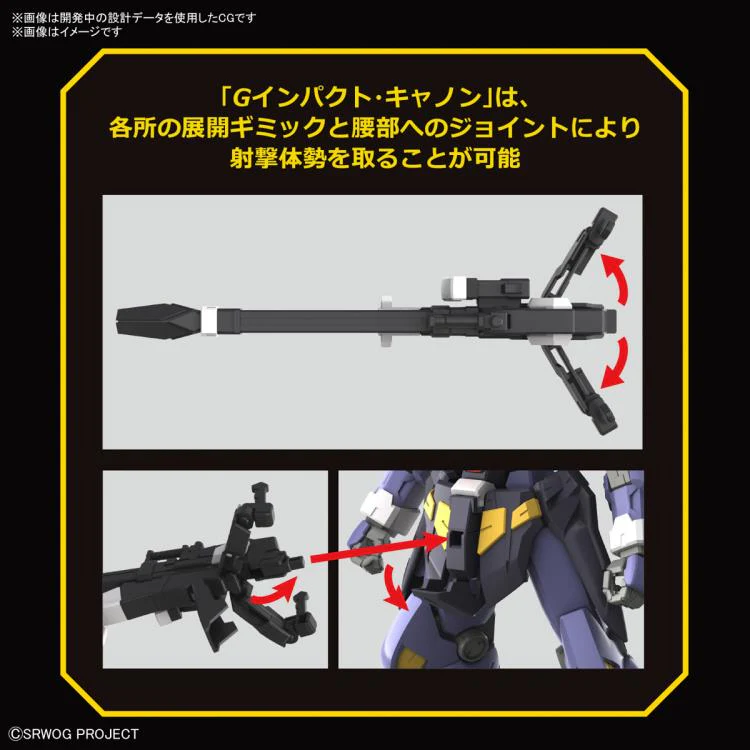 HG Super Robot Wars OG Huckebein Mk-II 1/144 Model Kit - Image 5